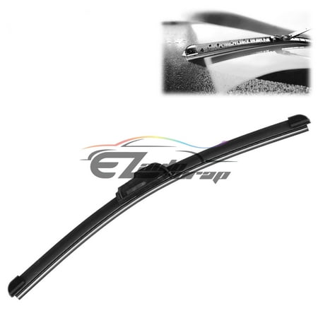 16" One Piece Windshield Wiper Blades Bracketless J-HOOK U-HOOK OEM QUALITY