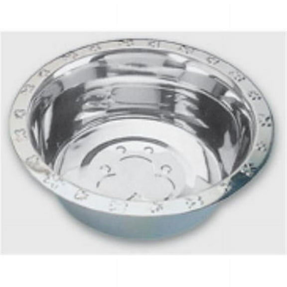 16 Ounce Embossed Rim Standard Food Bowl