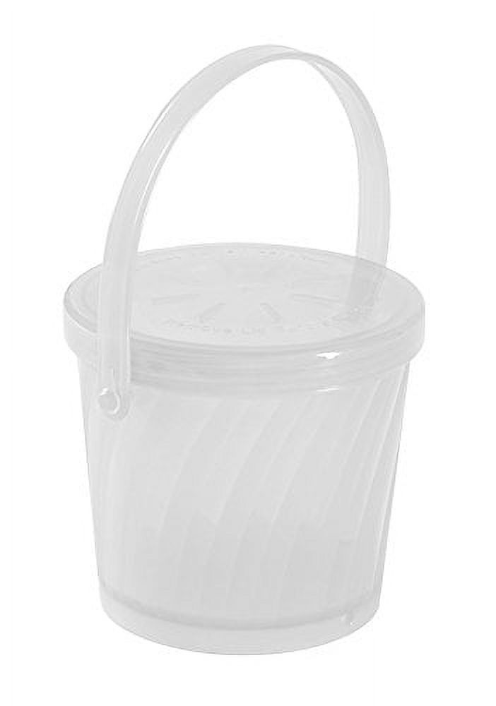 16 Ounce Handled TakeOut Soup Container Clear, Set of 4