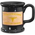 thumbnail image 1 of 16 Ounce Handmade Ceramic Coffee Mug - Yellowstone Dutton Ranch - American Owned & Operated Company, 1 of 3