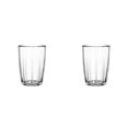thumbnail image 1 of 16-Ounce Water Cup Set, 2 Pcs Transparent Clear Tumblers Acrylic Drinking Glasses, Reusable Drinking Cups, Stackable, BPA-Free, Shatter Proof, Dishwasher Safe, 1 of 8