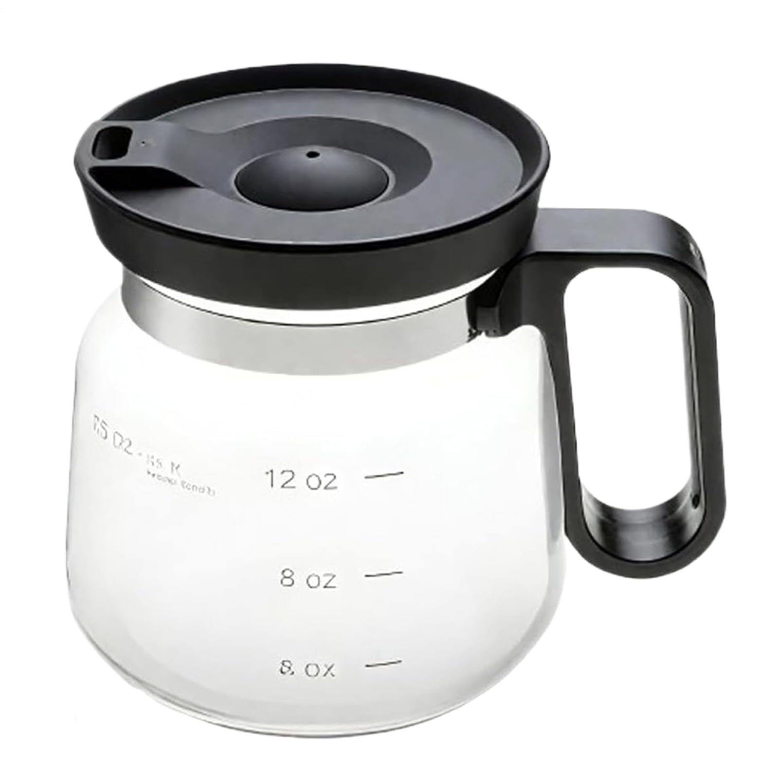 16 Oz Glass Coffee Mug – Coffee Pot Style, 16 Oz Glass Coffee Mug in Coffee Pot Shape, For Hot Teas, Hot Chocolate