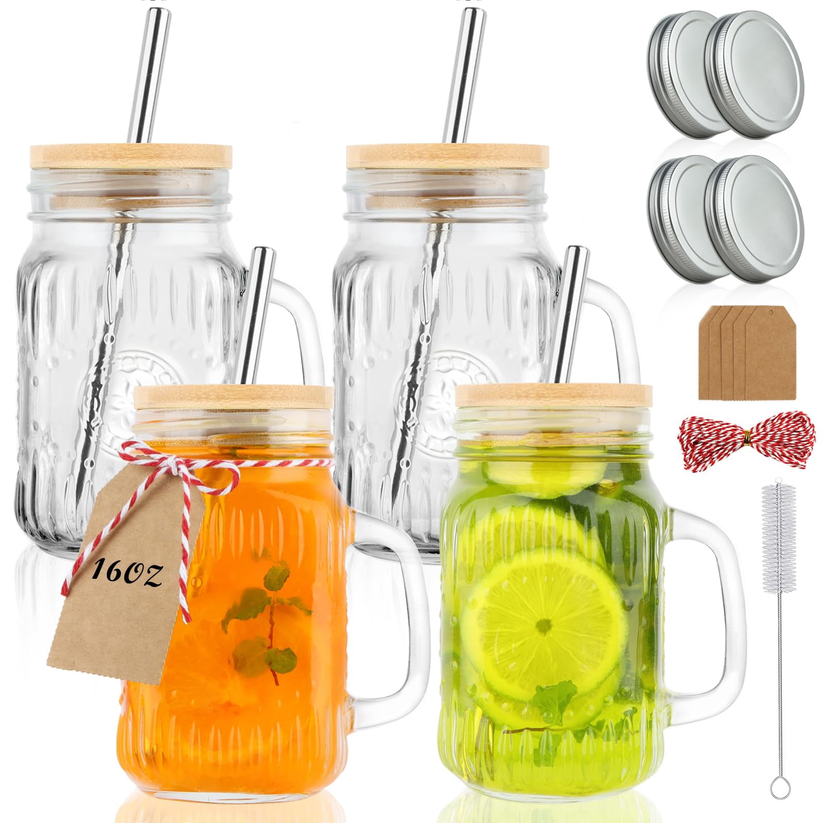 Mason Drinking Glasses