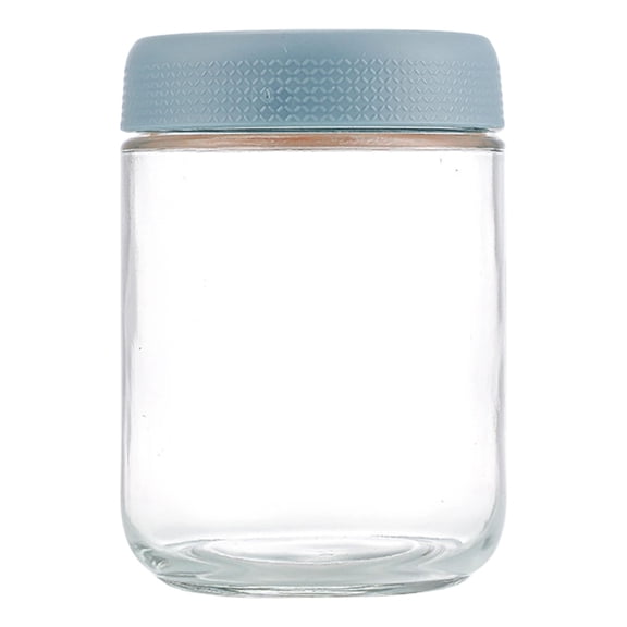 16 Oz Glass Oats Containers with Airtight Lids, Wide Mouth Mason Salad Jars, Stackable Glass Storage Jars for Snacks Yogurt Sugar, Pantry Organization Kitchen , 1 480Ml Glass Food Storage Jar