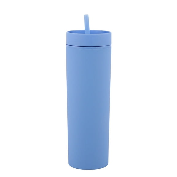 16 Oz Plastic Cup with Lid and Straw in 20 Colors with Leak-Proof Design for Multiple Beverages Ideal as a Travel Companion and Gift Option