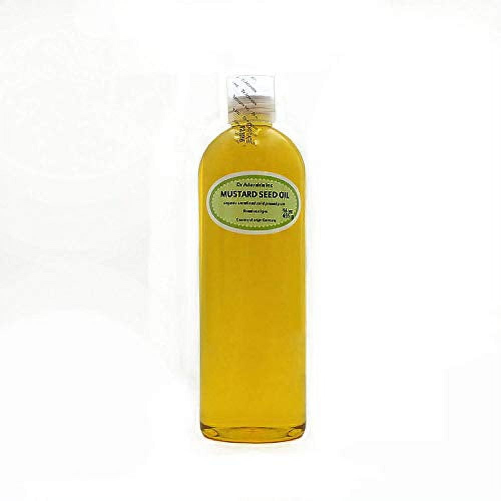 16 Oz Premium Mustard Seed Oil Unrefined Undiluted Organic