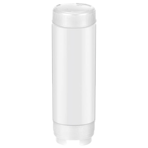 16 Oz Squeeze Bottle Condiment Dispenser Inverted Leak Resistant Plastic Sauce Bottle Large Valve Refillable 1PCS Red/Yellow/White