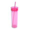 thumbnail image 1 of 16 Oz Tumbler with Straw and Lid – Double Clear Sports Cup – Ideal for Summer Hydration Travel Outdoor Activities and Everyday Use, 1 of 3