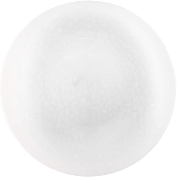 (16 PACK) EcoQuality 13" inch Round Charger Hammered Translucent White Plastic Plates - China Like Party Plates, Heavy Duty Large Disposable Dinner Plates, Reusable Salad Plate Weddings, Serveware
