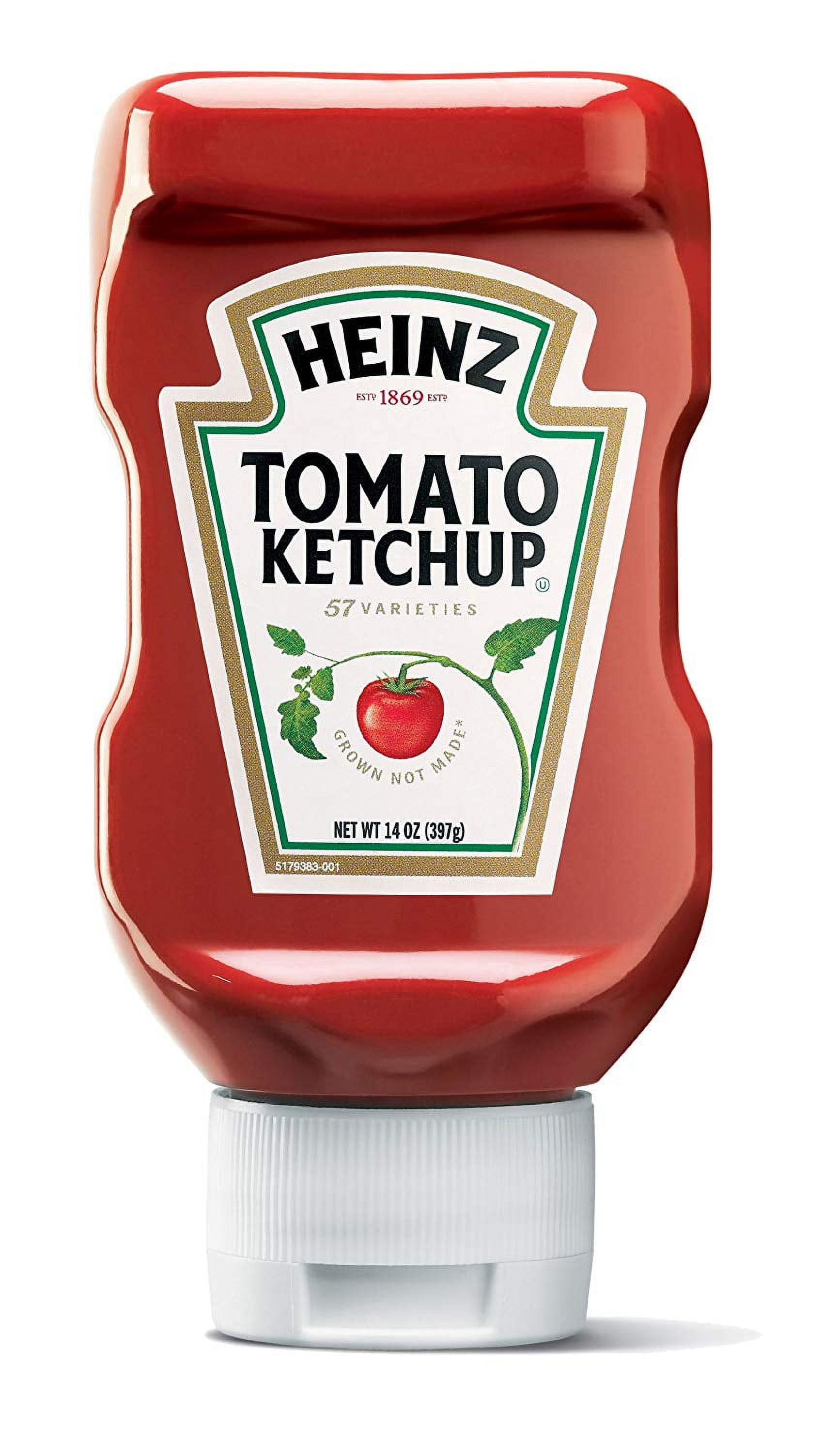 (16 pack) Heinz Tomato Ketchup, 14 oz Bottle