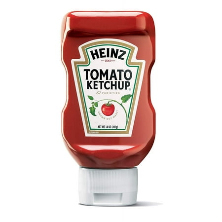 (16 pack) Heinz Tomato Ketchup, 14 oz Bottle