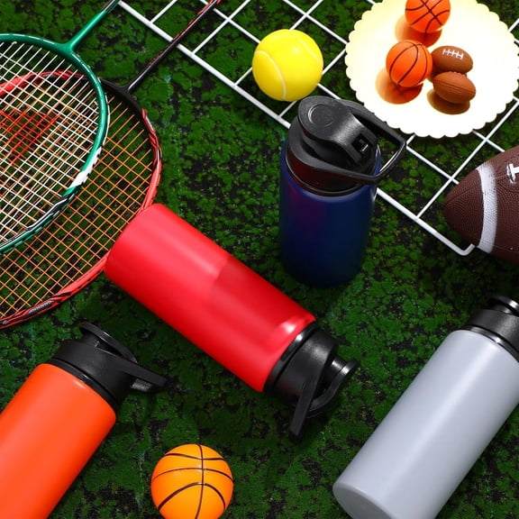 16 PCS 20oz Aluminum Water Bottle Bulk Multicolor Reusable Sports Bottle with Snap Lids Multipack Vacuum Water Flask