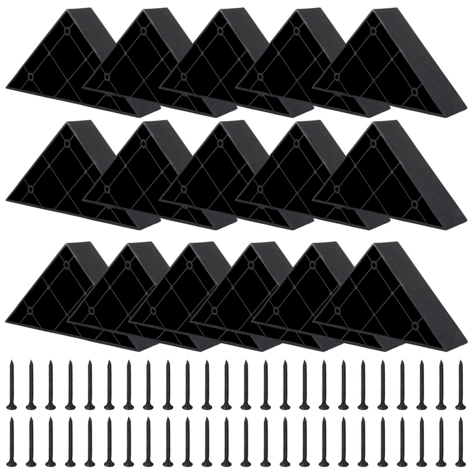 Black Plastic Triangle 15x 2 Balls - Cadre Triangulaire Pour Billard