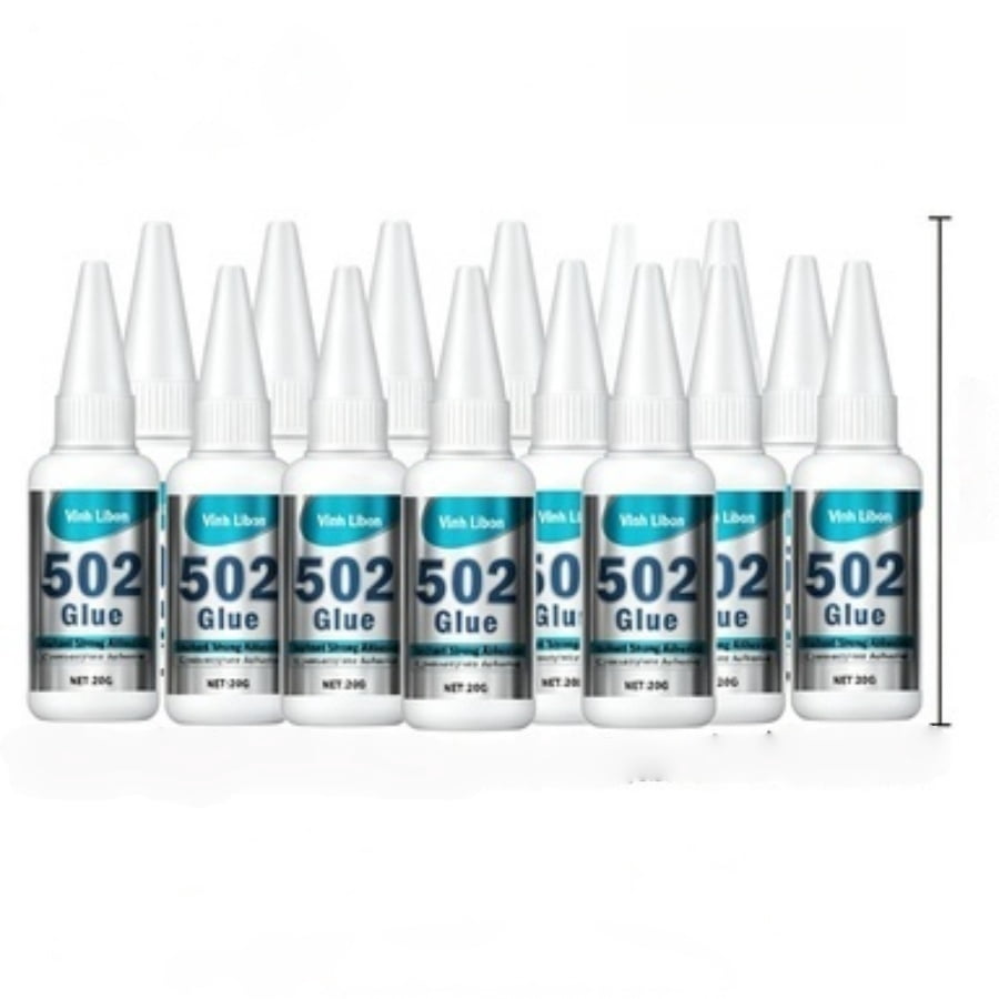 16 PCS Instant Strong Universal Super Adhesive Glue, Transparent Quick Fix Liquid Glue, Heavy Duty Bonding Kit for Household Crafts and Emergency Connection