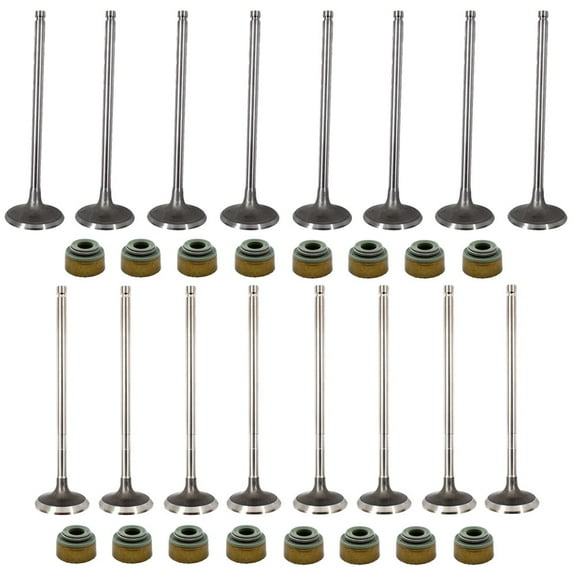 16 PCS Intake Exhaust Valves Fit for Subaru Impreza Forester Baja Legacy SOHC EJ25 13201AA361 13202AA371 Fits select: 2010 SUBARU FORESTER XS, 2010 SUBARU OUTBACK PREMIUM