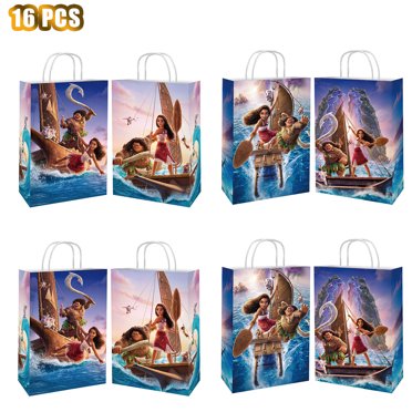 16 Pcs Music-Themed Party Gift Bags - Disco Ball, Guitar, Singer Print Goodie Bags For Birthday & Bachelorette