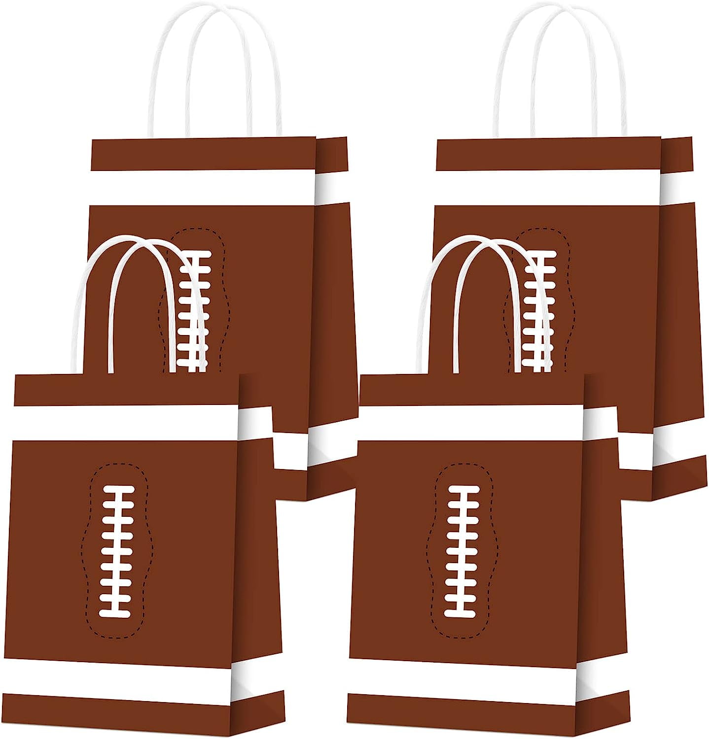 16 PCS Party Bags for Football Party Favors Bags for Football Party