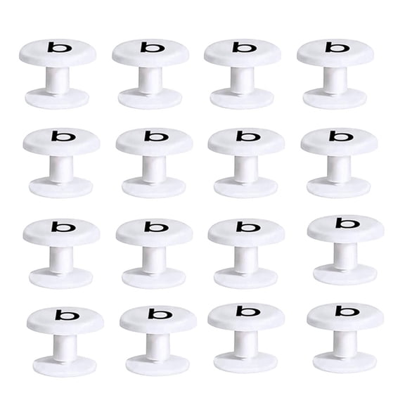 16 PCS Replacement Rivets for Bogg Bags,White Buttons for Beach Bag Handles Accessories,for Wit Tote Bag Straps
