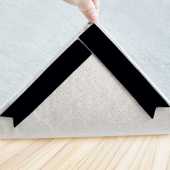 16 PCS Rug Tape, Washable Carpet Tape, Double Sided Non-Slip Rug Pads for Hardwood Floors, Rug Stoppers for Area Rugs