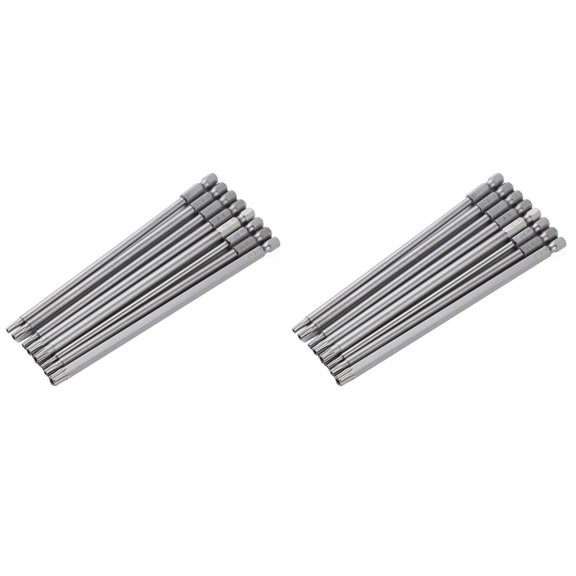 16 PCS/Set 8Pc Hollow Batch 150mm Screwdriver Head Bit Middle Hole Car Lover Gifts for Mechanics