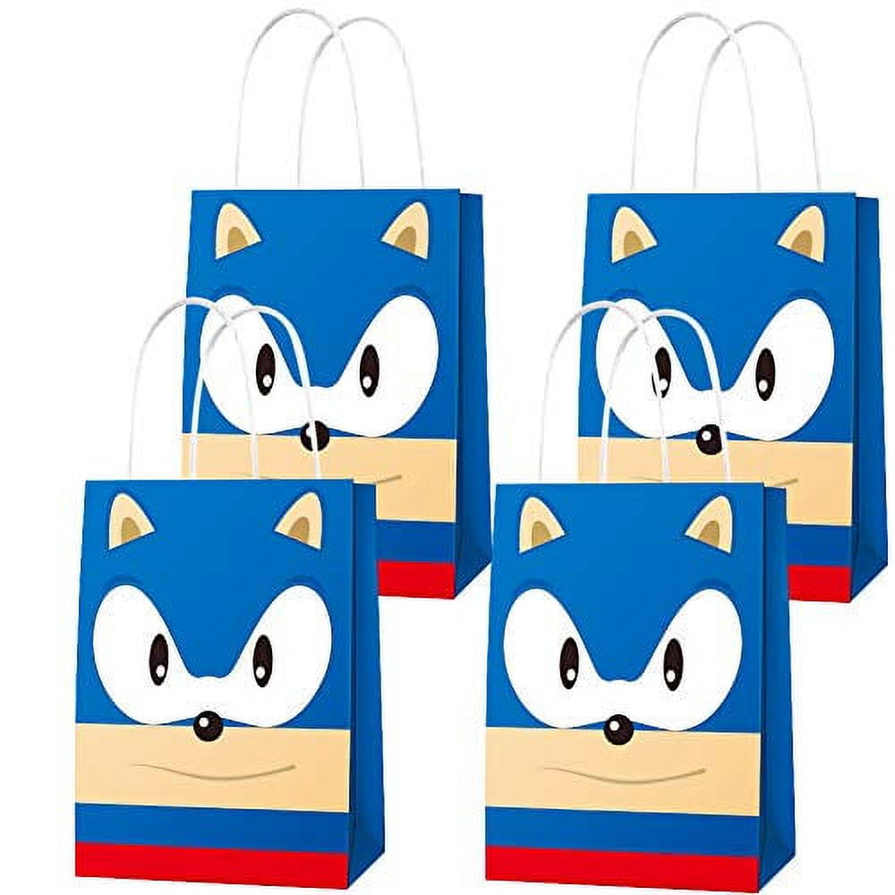  84PCS Sonic Merch Sonic The Hedgehog Party Supplies for Kids -  10 Sonic Candy Bags,12 Sonic Bracelet,12 Sonic Pins,50 Sonic Stickers for  Kids Sonic Birthday Party Supplies Sonic Party Favors 