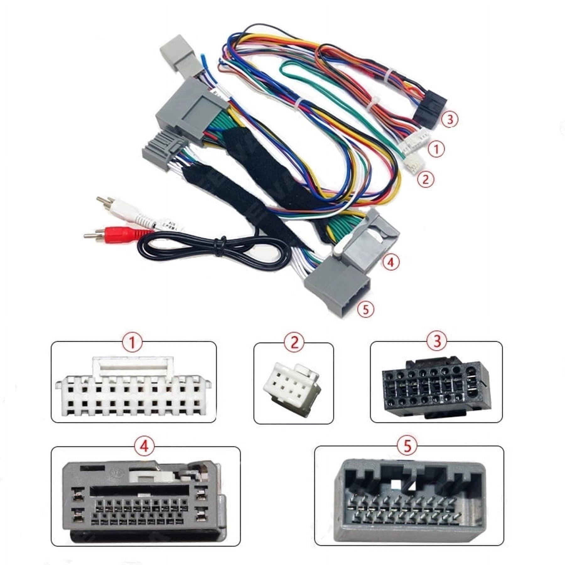 16 PIN Car Android Radio Wiring Harness with Canbus For Honda Accord