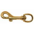 thumbnail image 1 of 16 Pack 1/2X3 Inch Western Horse Solid Brass Bolt Swivel Snap Hook, 1 of 2
