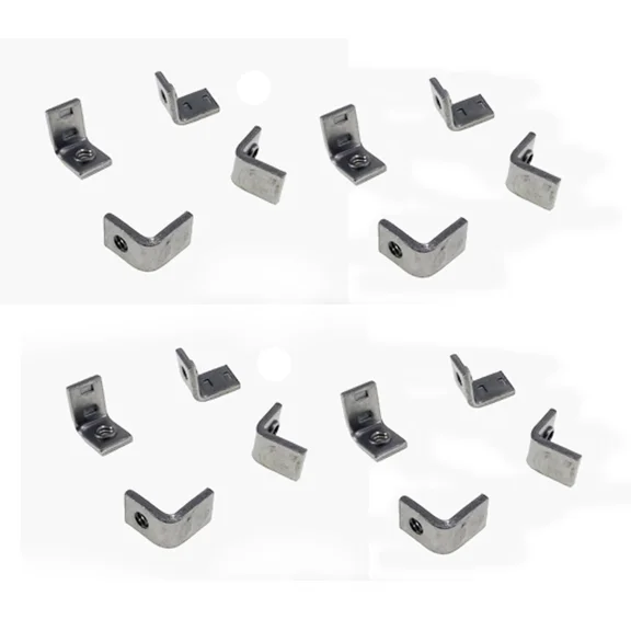 16 Pack 1/4-20 Right Angle Projection Weld Brackets Bt-2101