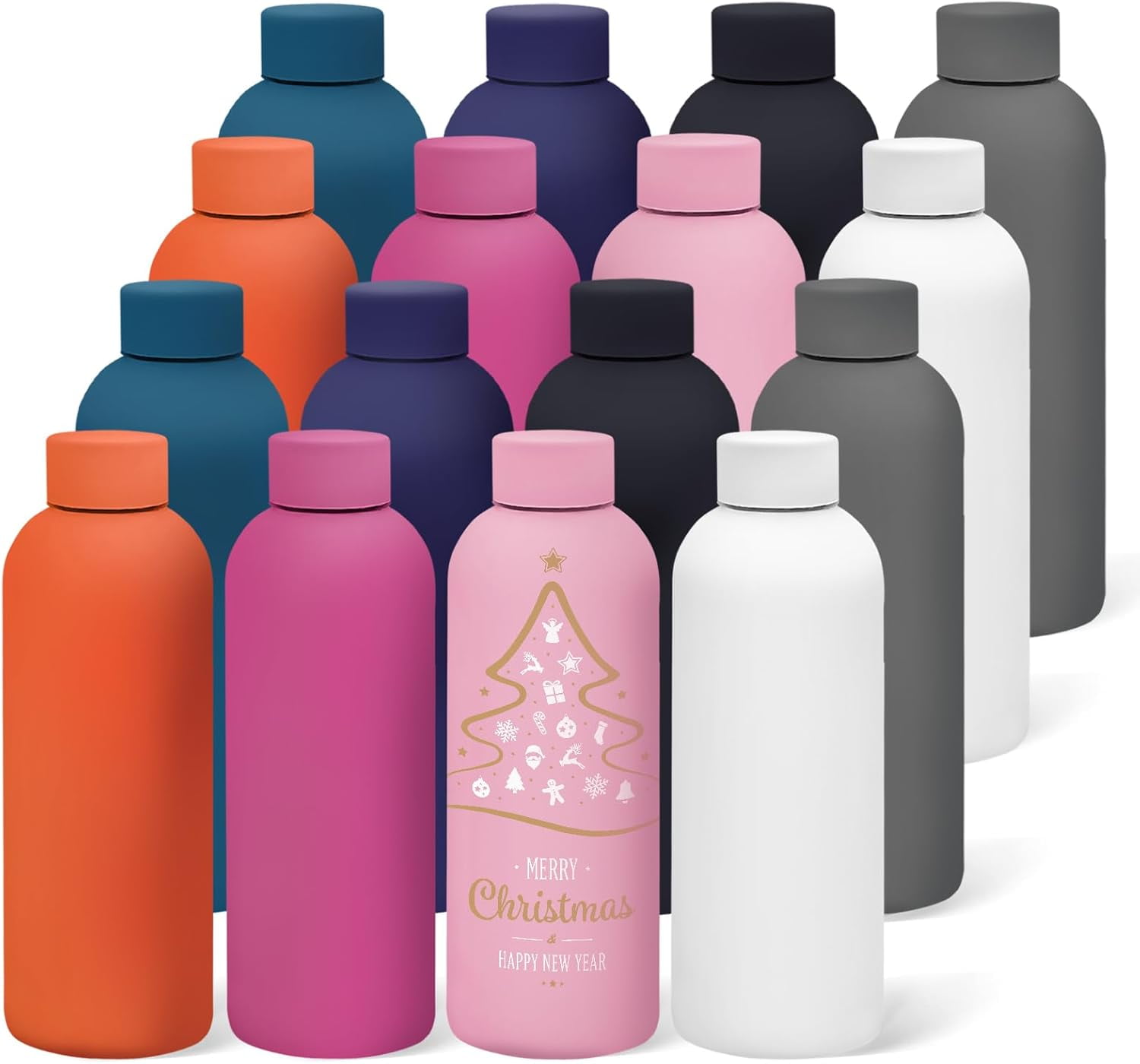 16 Pack 17 oz Stainless Steel Insulated Double Wall Vacuum Thermal ...
