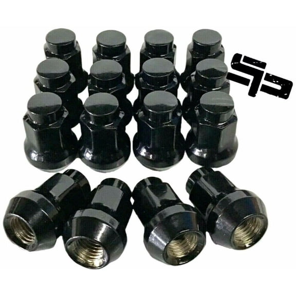16 Pack 3/8-24 Tapered Lug Nuts Black Polaris Ranger 700 Rzr 900xp 800 S 570
