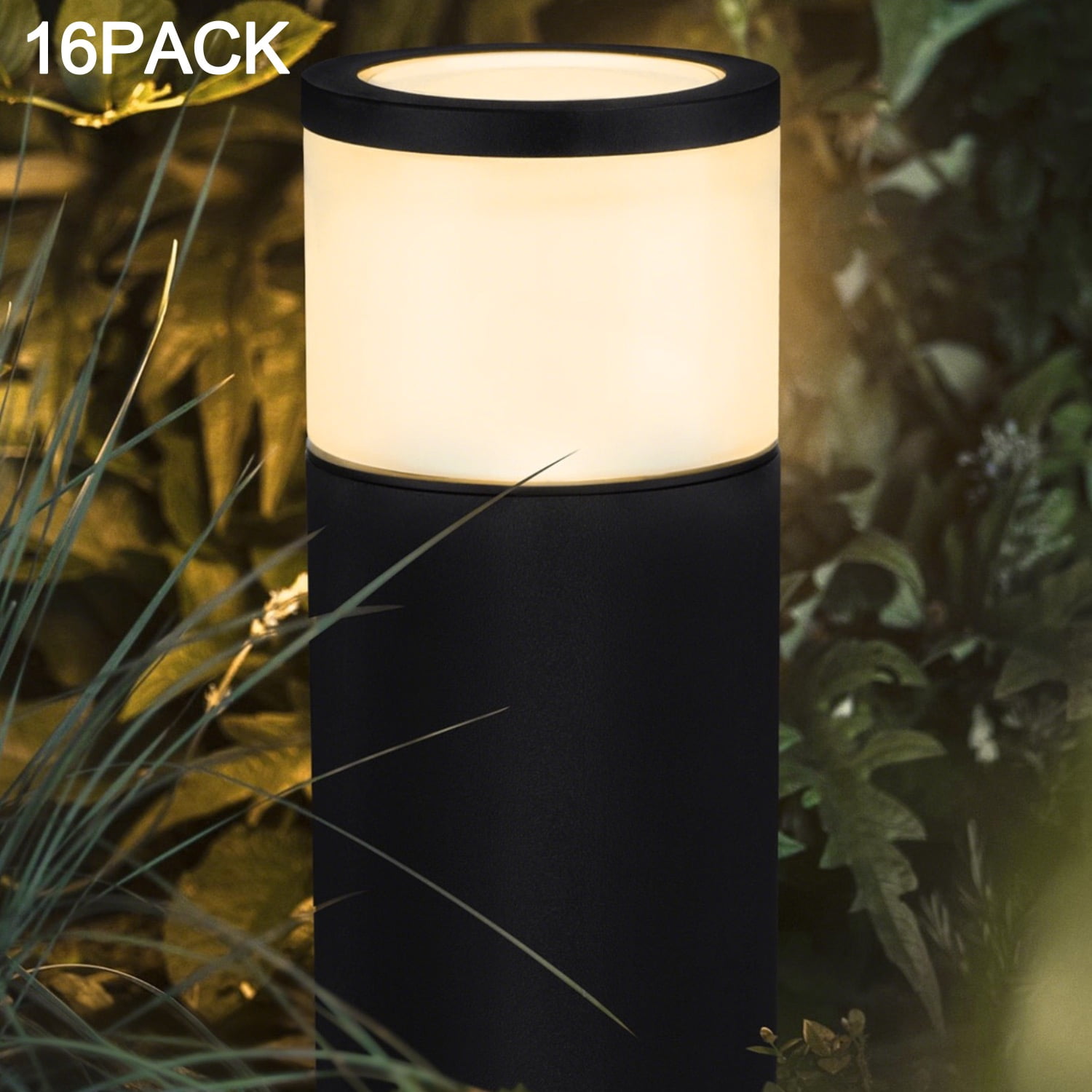 16 Pack LED Low Voltage Landscape Path Lights, 3000K Warm White ...