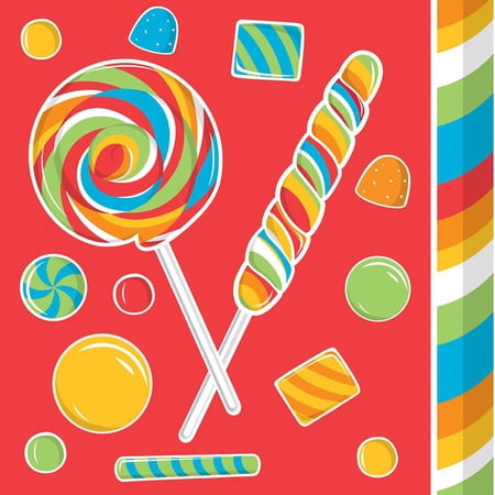 16 Pack Beverage Napkins Sugar Buzz