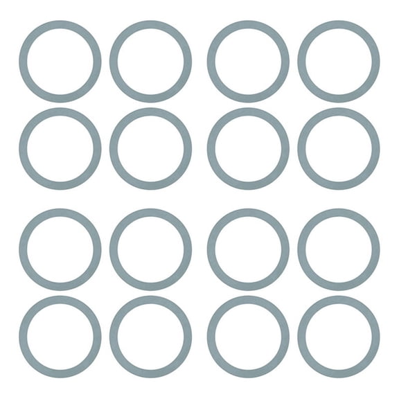 16 Pack Blender Gasket Seals for and Osterizer Blender Models, Premium Blender Replacement Parts O-Gasket Rubber