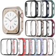 thumbnail image 1 of [16 Pack] Case Compatible with Apple Watch Series 8 Series 7 41mm with Screen Protector, Full Coverage Bumper Hard PC Ultra-Thin Protective Cover for iwatch 41mm Accessories, 1 of 5