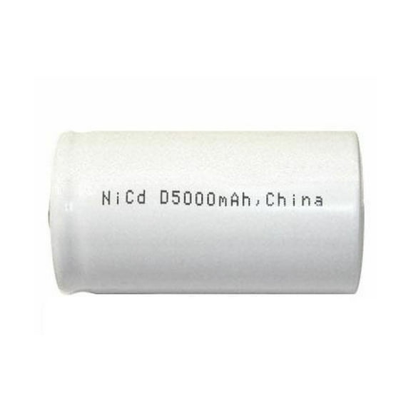 16-Pack D NiCd Batteries (5000 mAh)