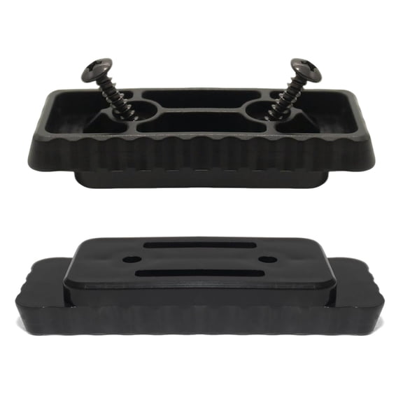 16-Pack Feet Mounting System, Mounting Feet Compatible with Milwaukee Packout System, Heavy Duty ABS Brackets for Tool Box & Workshop Organisation, Black