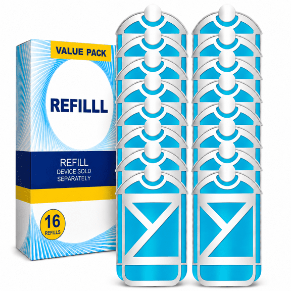 16 Pack Flying Insect Trap Refill Kit, Replacement Refills Compatible with Flying Insect Trap, Helps Trap Fruit Flies, Gnats and Other Flying Insects