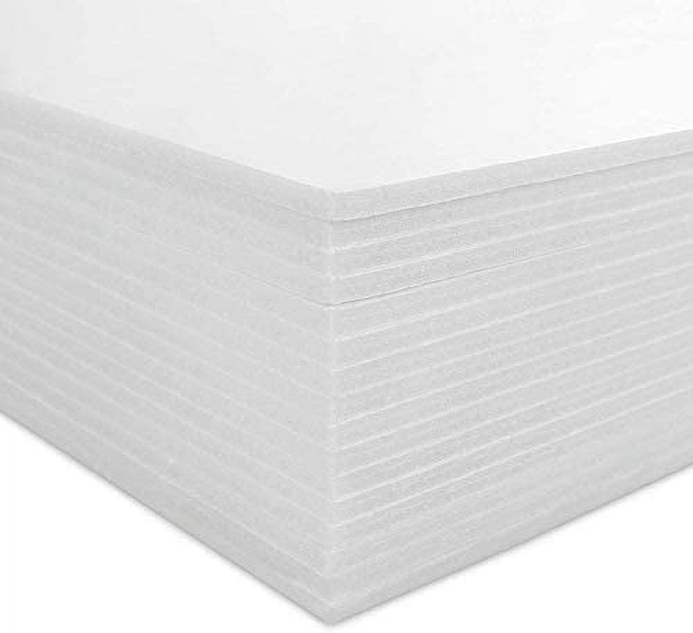16 Pack Foam Board 11.7x16.5 Inch, CBTONE 3/16 Inch Thick White Polystyrene  Foam Sheet for Photo Framing, Art Display and Handicraft 