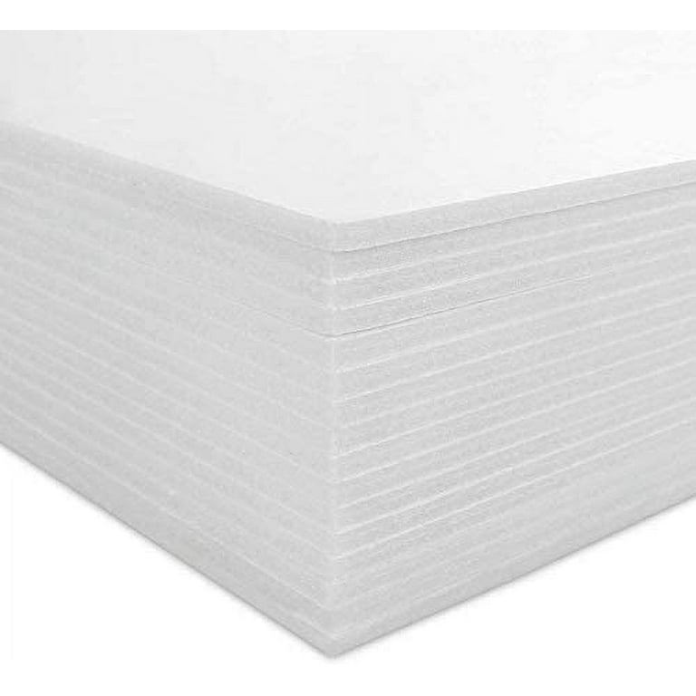 16 Pack Foam Board 11.7x16.5 Inch, CBTONE 3/16 Inch Thick White Polystyrene  Foam Sheet for Photo Framing, Art Display and Handicraft 