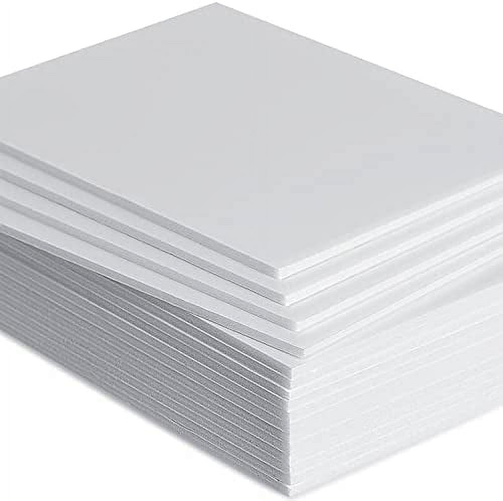 5 Sheets White Foam Boards--Sand Table Building Model Materials 2mm / 3mm Thick Foam PVC Sheet Poster Board Mount Board for Mounting, Crafts