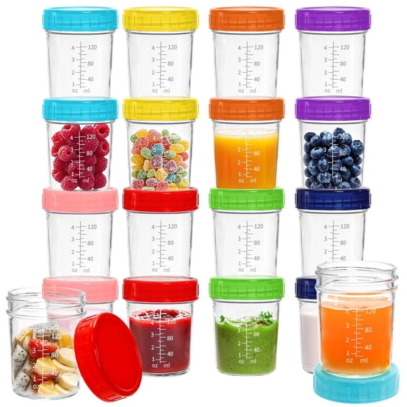 Small Baby Containers Baby Food Glass Containers for Safe Storage