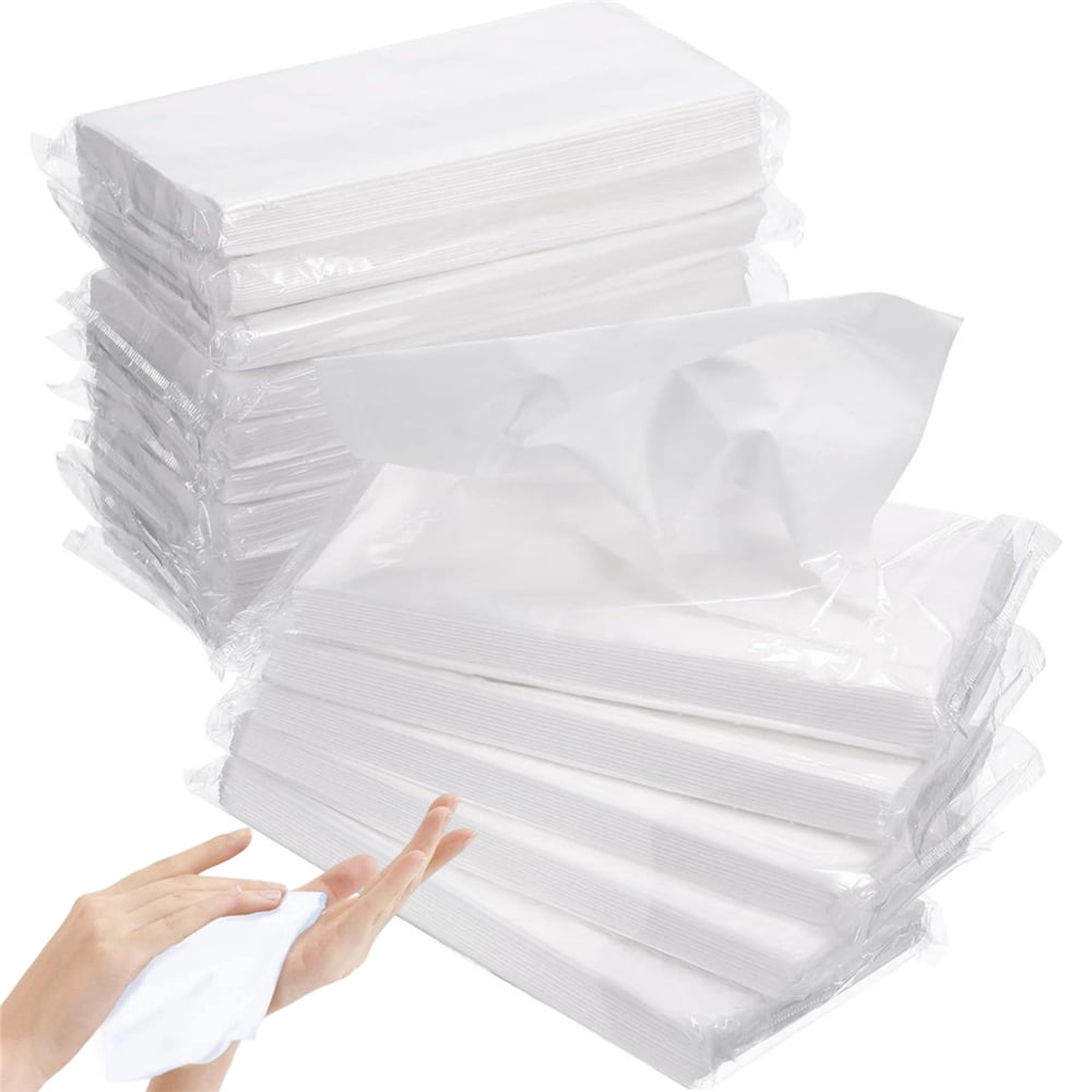 16 Pack HXRH Car Visor Refill Tissue for Travel,Auto Tissue Packs,Disposable Facial Napkins,Soft and Comfortable Face Towel,30 Sheets/Pack,for Car Visor Holder