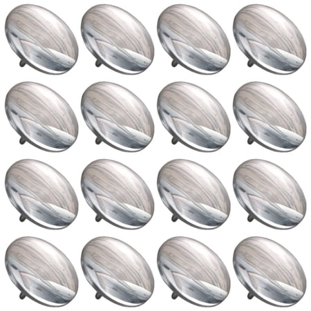 16 Pack Hilason Western Tack Stainless Steel Headstall Saddle Concho/Loop