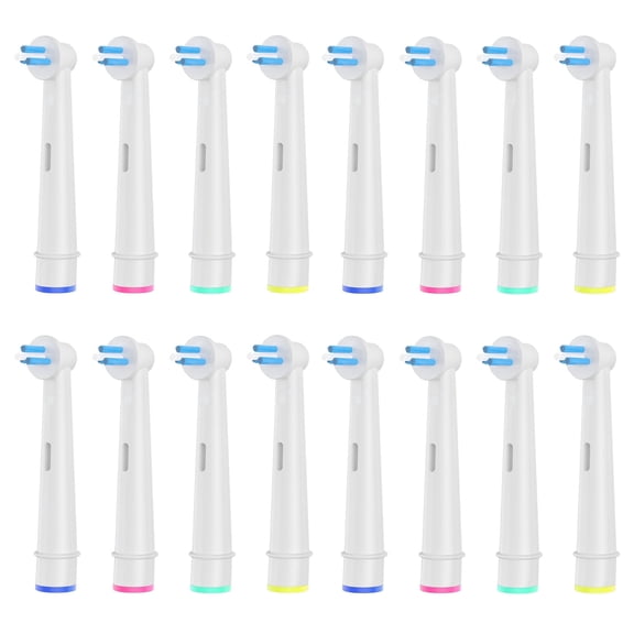 16 Pack Interspace Replacement Heads for Oral B Electric Toothbrushes, for Cleaning Crevices, Bridges and Implants.