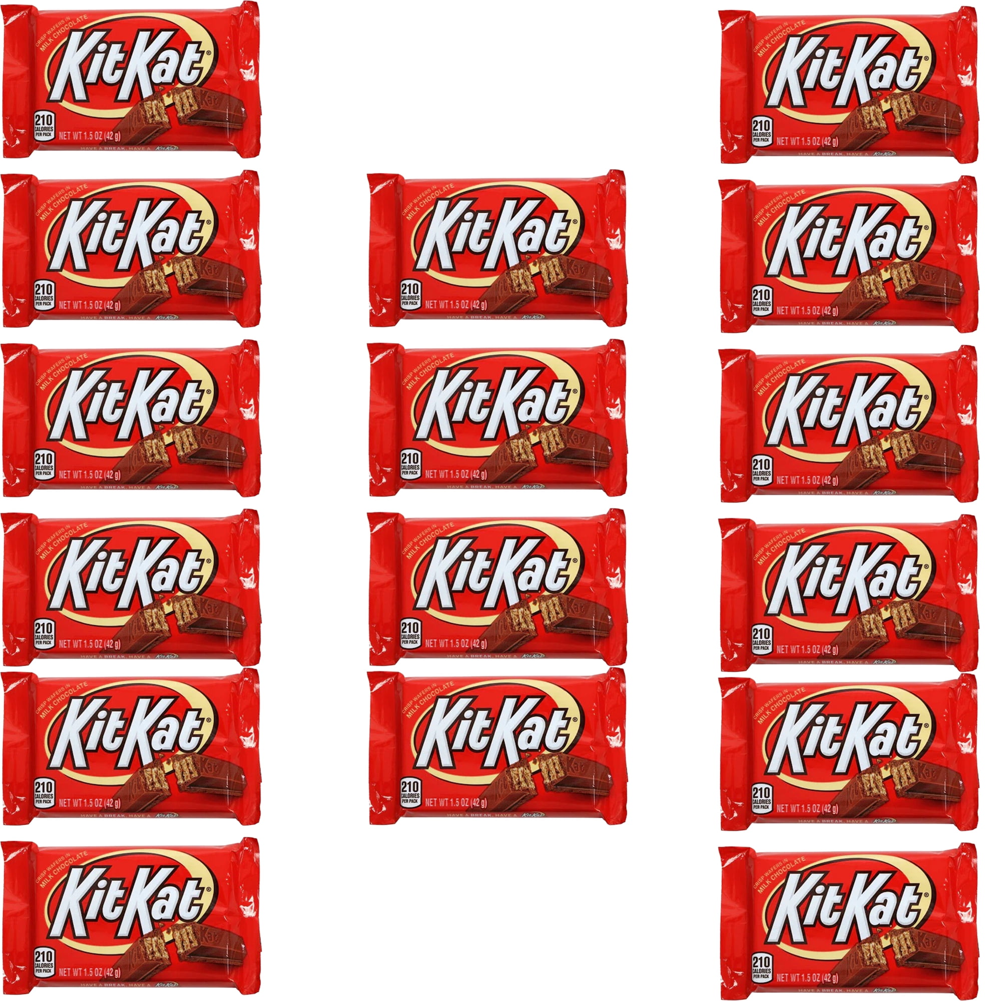 16 Pack KIT KAT Crisp Wafers in Milk Chocolate The Ultimate Snacktime Satisfaction RADYAN