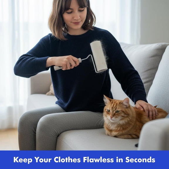 16 Pack Large Lint Roller Refills 10 Inch Wide Extra Sticky 800 Sheets Pet Hair Remover Replacement Rolls Compatible with Mega Rollers, Furniture Floor Household Cleaning