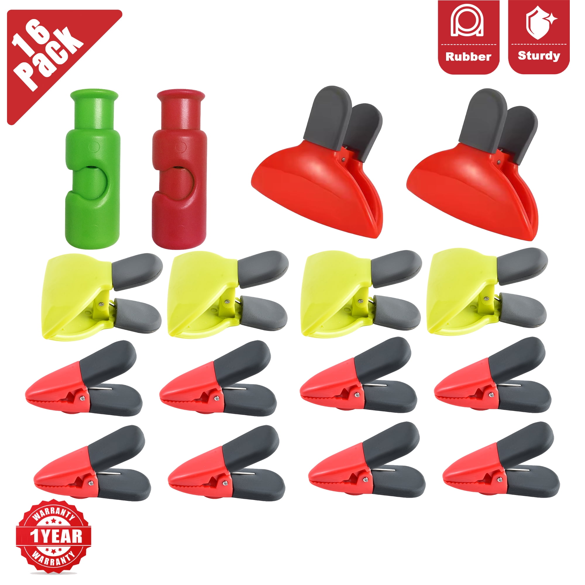Bag Clips 10pcs Fresh-Keeping Squeeze And Lock Bread Kitchen Storage Tool 6913208727973 Chip Bag Clips