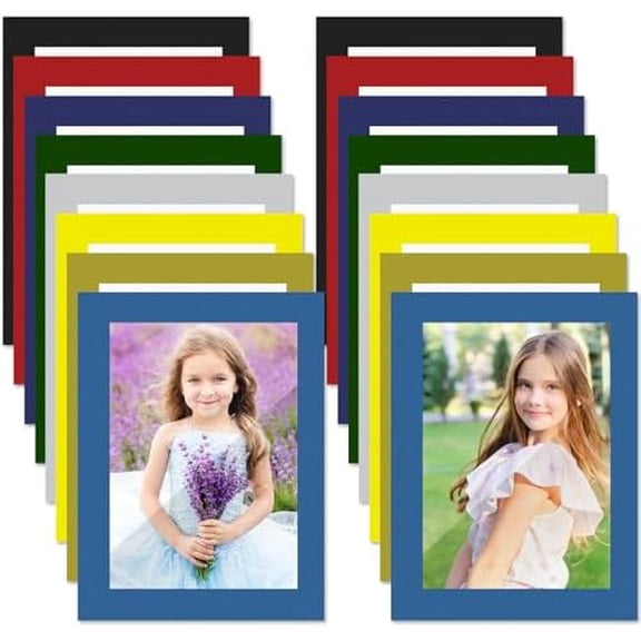 16 Pack Magnetic Picture Frames for Refrigerator Quick Change Boho Style 4x6 Photo Frames with Secure Magnets for Lockers, Cabinets & Metal Surfaces$$Home Decor, Kitchen, & Other