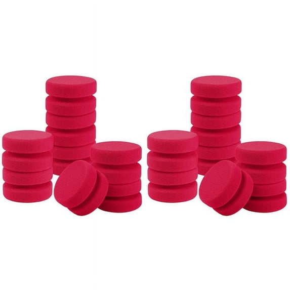 16 Pack Paint Sponge Applicator Detail Sponge Paint Round Wax Applicator Tire Shine Applicator