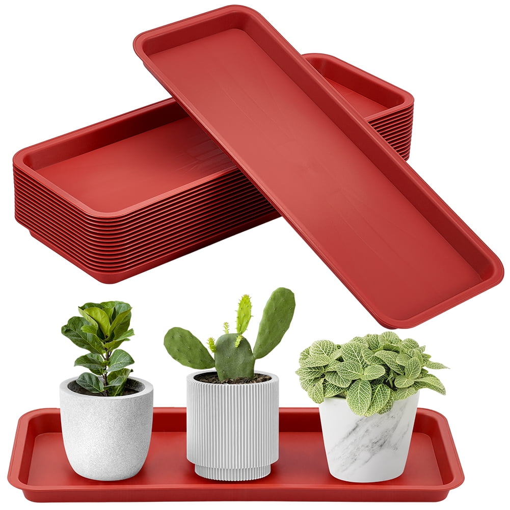 Rectangular Planter Trays for Patio & Garden